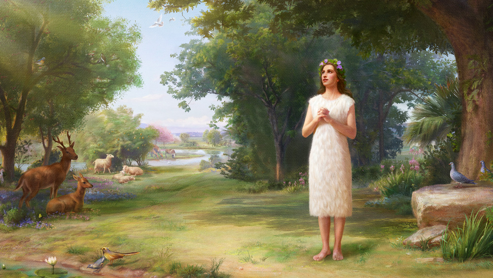 Бог создает Еву