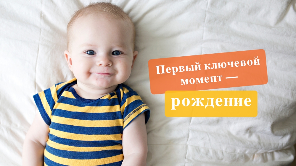 Первый ключевой момент — рождение
