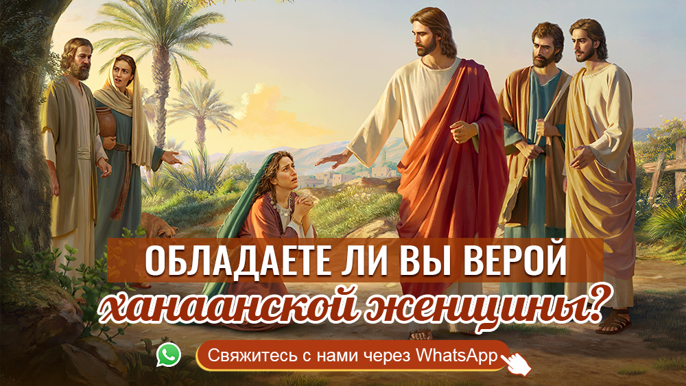 Обладаете ли вы верой ханаанской женщины?